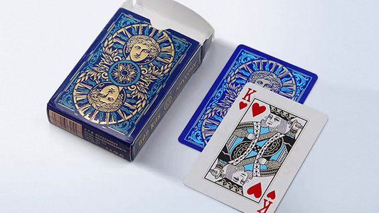 Sun God Greek Mythology Themed Blue Edition Playing Cards - Wizard Magic Shop