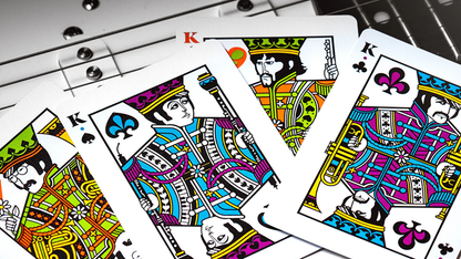 The Beatles Special Edition (White) Playing Cards by theory11