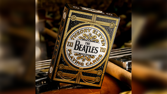 The Beatles Special Edition (Black) Playing Cards by theory11 - Wizard Magic Shop