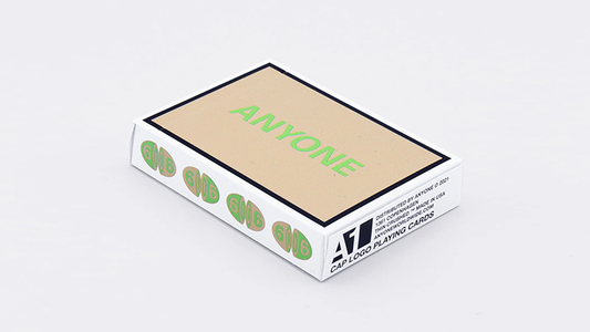 Beige/Green Cap Logo ANYONE Playing Cards - Wizard Magic Shop