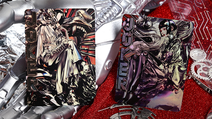 Robo-Geisha playing cards by Evokad