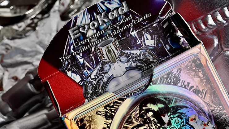 Robo-Geisha playing cards by Evokad