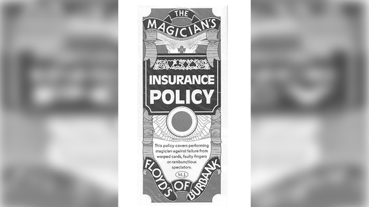 The Magicians Insurance Policy - Wizard Magic Shop
