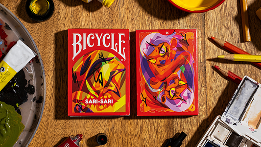 Bicycle Sari Sari (Code Red Edition) Playing Cards - Wizard Magic Shop