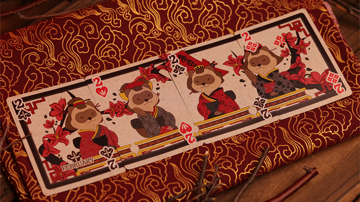 Tanuki Yukaku (Hanafuda) Playing Cards