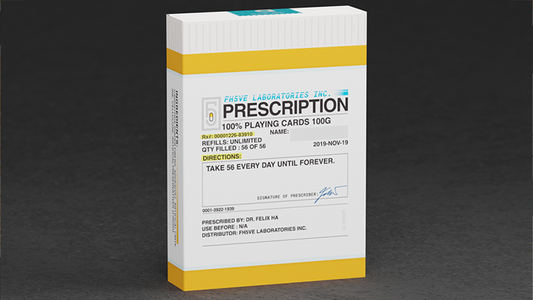 PRESCRIPTION Playing Cards - Wizard Magic Shop
