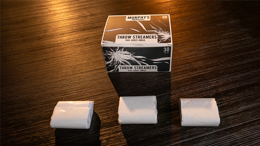 Throw Streamers 12 pk. (White / 30 Head) by Murphy's Magic alternate view - Wizard Magic Shop