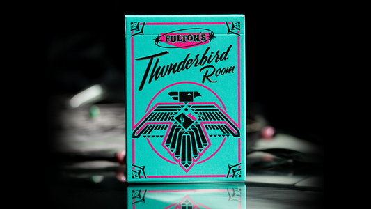 FULTON'S THUNDERBIRD ROOM TURQUOISE EDITION PLAYING CARDS - Wizard Magic Shop