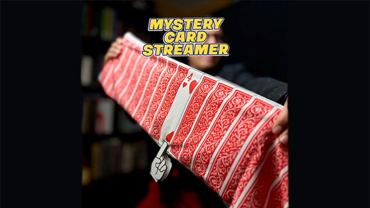 Mystery Card Streamer (Red 4 of Hearts) by PlayTime Magic DEFMA - Wizard Magic Shop