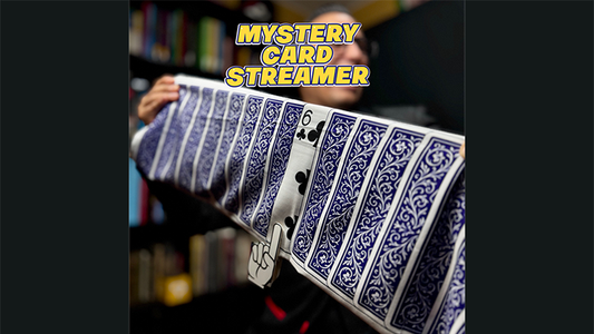 Mystery Card Streamer (Blue 6 of Clubs) by PlayTime Magic DEFMA - Wizard Magic Shop