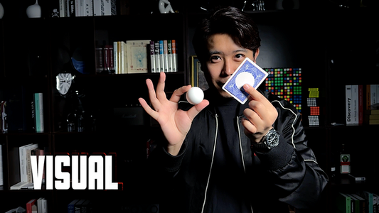 Ball on Card (Blue) by Bond Lee & MS Magic - Wizard Magic Shop