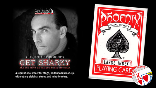 Get Sharky Large Index (Red) by Christoph Borer - Wizard Magic Shop
