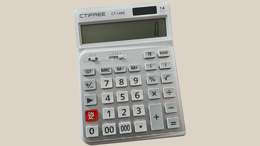 Electricks Quantum Calculator (White) - Wizard Magic Shop