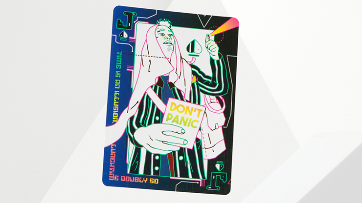 The Hitchhiker's Guide to The Galaxy- The Infinite Improbability Deck (Don't Panic Purple)
