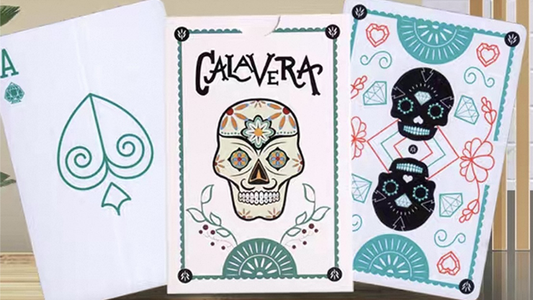 Calavera Playing Cards by PVC - Wizard Magic Shop