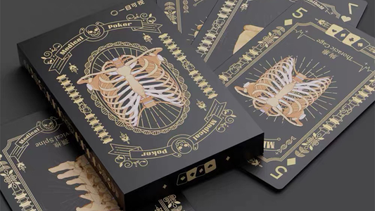 Medical Poker (Black) Playing Cards - Wizard Magic Shop