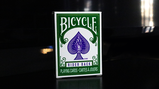 Mini Bicycle Cards (Green) - Wizard Magic Shop