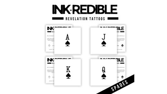 Ink-Redible Revelation Tattoos (Spades) by Twisted Minds - Wizard Magic Shop