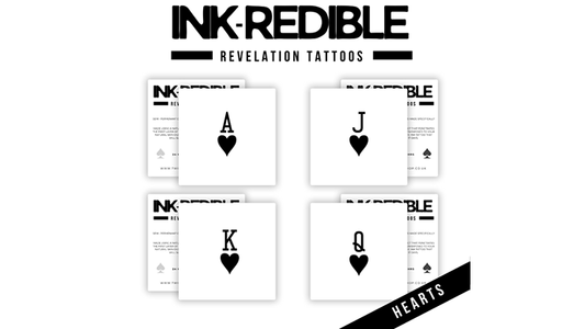 Ink-Redible Revelation Tattoos (Hearts) by Twisted Minds - Wizard Magic Shop