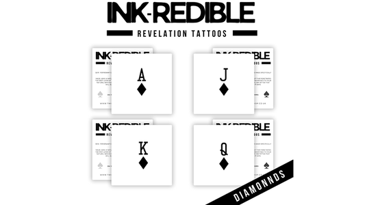 Ink-Redible Revelation Tattoos (Diamonds) by Twisted Minds - Wizard Magic Shop