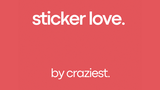 Sticker Love by Craziest Default Title - Wizard Magic Shop