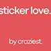 Sticker Love by Craziest alternate view - Wizard Magic Shop