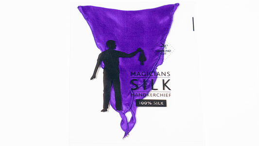 PRO SILK DIAMOND CUT PURPLE 6" by Murphy's Magic - Wizard Magic Shop