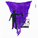 PRO SILK DIAMOND CUT PURPLE 6" by Murphy's Magic