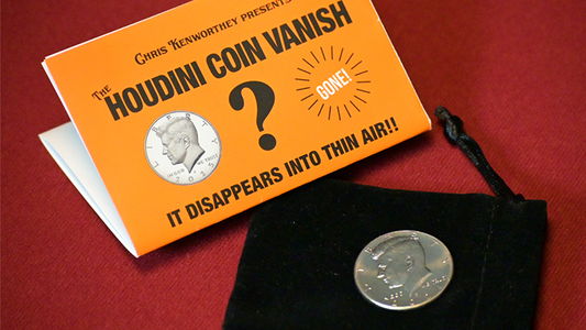 Houdini Coin Vanish by Chris Kenworthey - Wizard Magic Shop