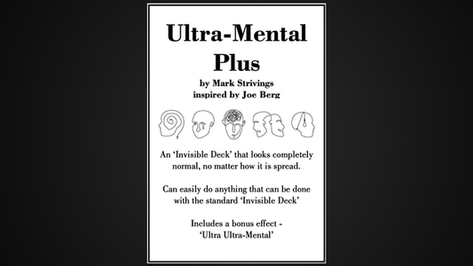 Ultra-Mental Plus by Mark Strivings (Blue) - Wizard Magic Shop