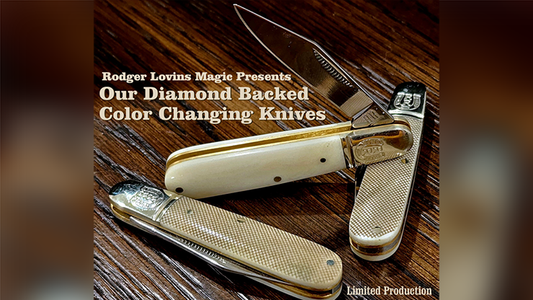 Diamond Back Knife Set by Rodger Lovins - Wizard Magic Shop