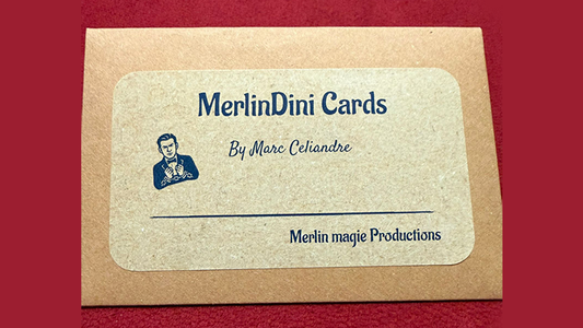 MerlinDini (Red) Cards by Marc Celiandre - Wizard Magic Shop