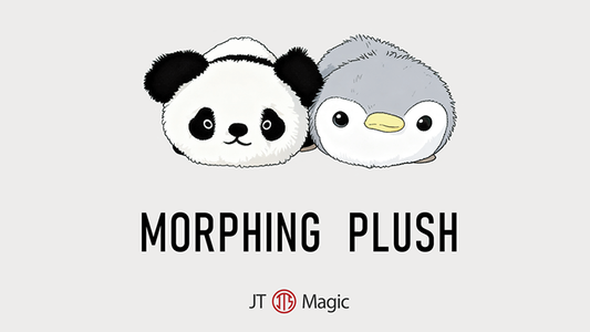 Morphing Plush (Panda to Penguin Grey) by Jackie Zhao and JT Magic - Wizard Magic Shop