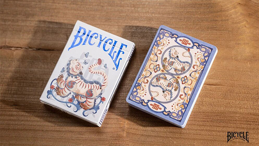 Bicycle Mascot (Tiger Sniffs the Rose) Playing Cards - Wizard Magic Shop