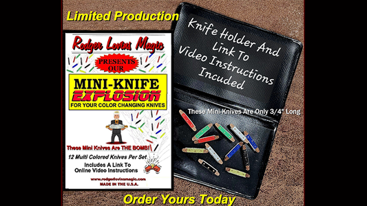 Mini- Knife Explosion by Rodger Lovins - Wizard Magic Shop