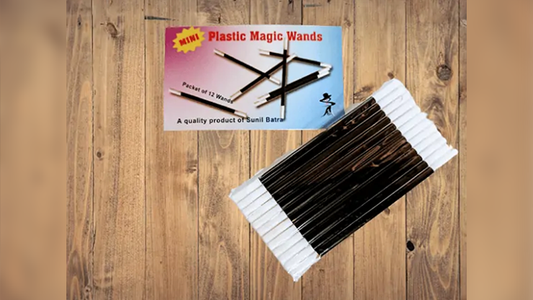 Mini Magic Wands (Black/12 perpack) - Wizard Magic Shop