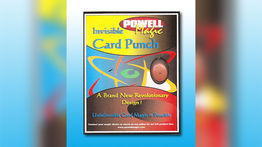 Invisible Card Punch by Dave Powell - Wizard Magic Shop