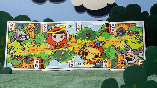 Bicycle Paper Royals Red Riding Hood Playing Cards by RunIt Decks alternate view - Wizard Magic Shop