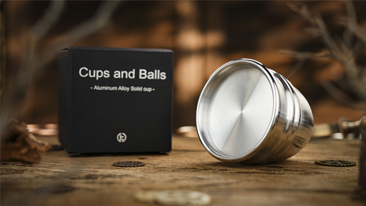 Aluminum Alloy Cups and Balls Matching Solid Cup by TCC Magic - Wizard Magic Shop