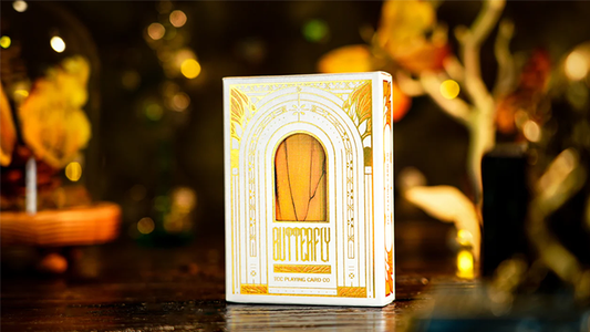 Amber Golden Morpho Playing Cards by TCC Fashion - Wizard Magic Shop