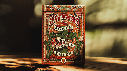 Gunslingers Poker (Red) Playing Cards