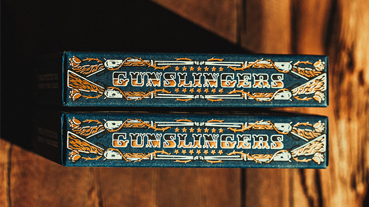 Gunslingers Poker (Blue) Playing Cards