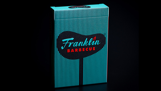 FRANKLIN BBQ RETRO BLACK PLAYING CARDS - Wizard Magic Shop