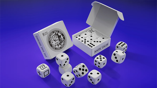 Forcing Dice Set by IARVEL Magic (White) - Wizard Magic Shop