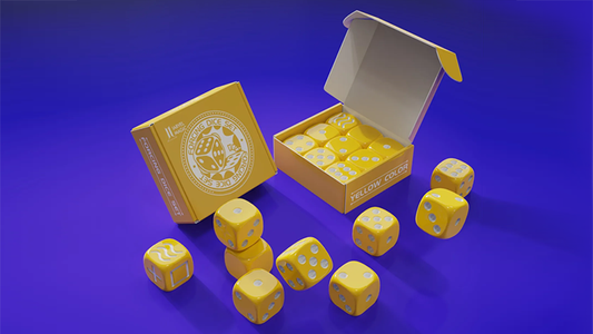 Forcing Dice Set by IARVEL Magic (Yellow) - Wizard Magic Shop