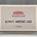 Ultimate Ambitious Card by JT (Red) alternate view - Wizard Magic Shop