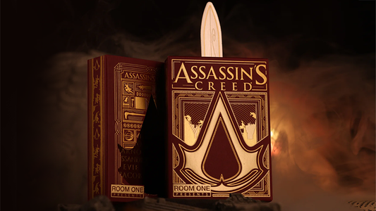 Assassin's Creed Legacy Version 2 Garnet (Hidden Blade Black) Playing Cards - Wizard Magic Shop