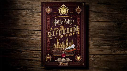 Harry Potter Self-Coloring Book by theory11 - Wizard Magic Shop