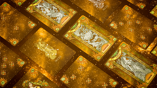 Zodiac (Virgo) Luminous Edition Playing Cards by TCC alternate view - Wizard Magic Shop