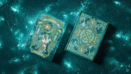 Zodiac (Aquarius) Luminous Edition Playing Cards by TCC alternate view - Wizard Magic Shop